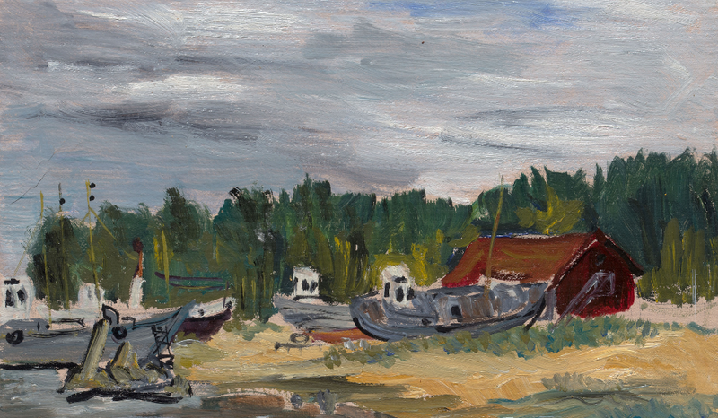 Painting exhibition „Summers by the Sea“ by Eugenija Martinaitytė in Gallery A